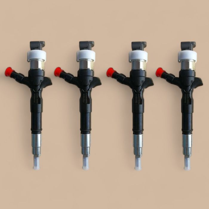 Toyota 4 PCS Fuel Injector 23670-39096 095000-5660 Compatible for Toyota Engine 2KD 2KD-FTV