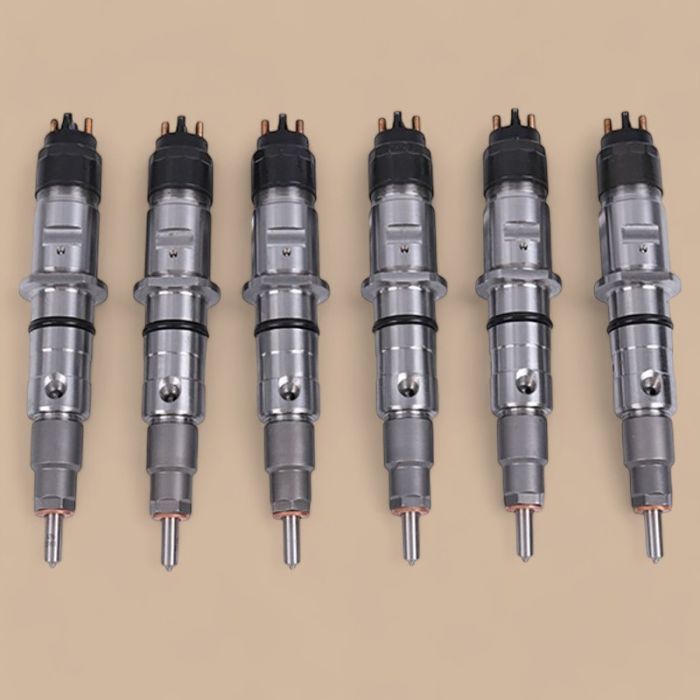 Cummins 6PCS Fuel Injector 4994541 Compatible for Cummins Engine ISLE QSL8.9 QSL9