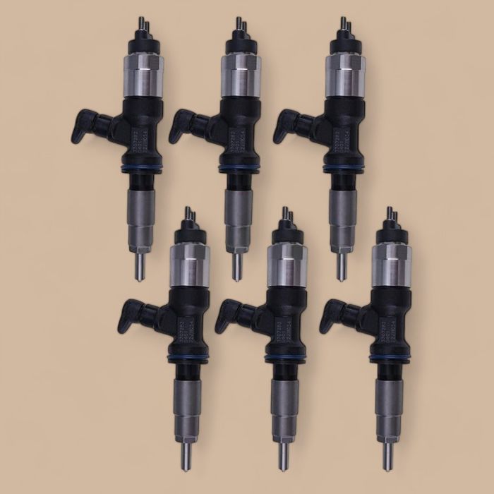 Caterpillar 6 PCS Fuel Injector Compatible for 20R-2478 20R2478 Compatible for Caterpillar CAT Engine C6.6 C7.1
