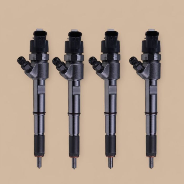 New Holland 4 PCS Fuel Injector T412569 5801470098 Compatible for New Holland Perkins Iveco Engine 854E-E34TA 854F-E34T F5HFL413