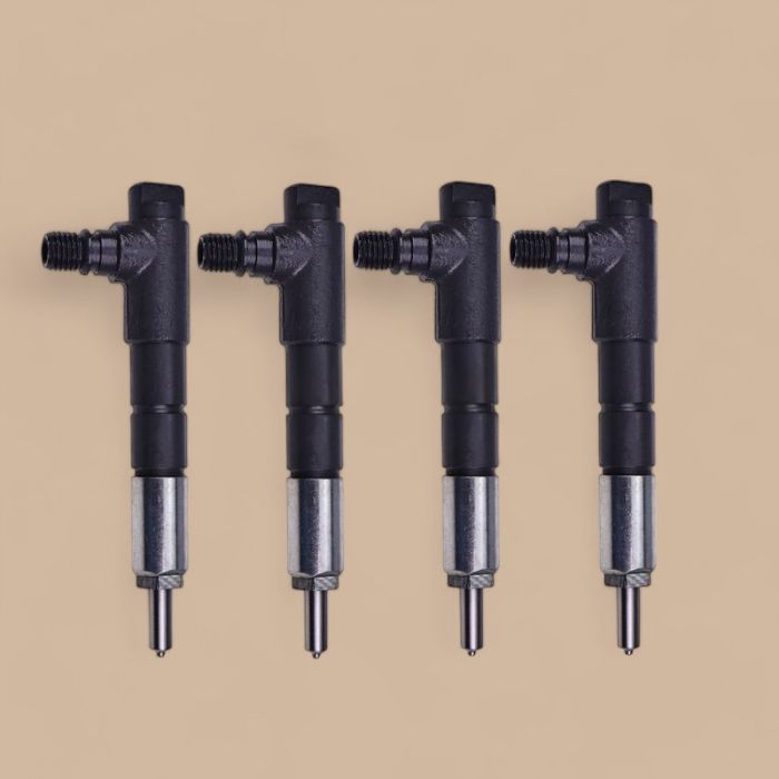 Kubota 4 Pcs Fuel Injector 6680776 6685854 Compatible for Kubota Engine V3300 Bobcat Loader AL440 A300 S220 S250 T250 T300