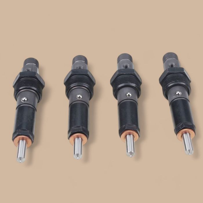Komatsu 4 Pcs Fuel Injector 6732-11-3402 6732-11-3220 Compatible for Komatsu S4D102E Cummins 3.9 Engine