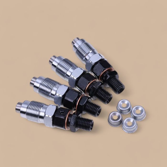 Kubota 4Pcs Fuel Injector 16419-53900 16419-53905 Compatible for Kubota Engine V2003 V2403
