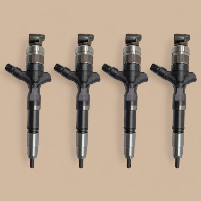Toyota 4 PCS Fuel Injector 23670-0L100 Compatible for Toyota Engine 2KD-TFV
