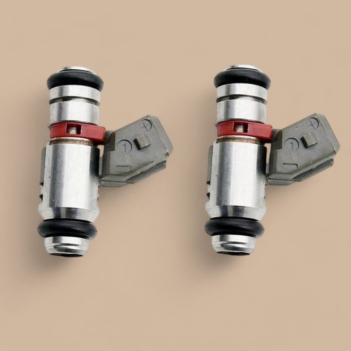 Harley 2 Pieces Twin Power High Flow Fuel Injector 27617-08 Compatible for 2008-2016 Harley-Davidson Motorcycle FLH