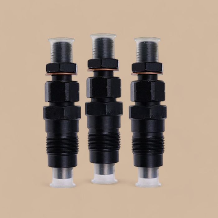 Case 3Pcs Fuel Injector 131406440 Compatible for Case IH Compact Tractor D25 D29 D33 DX23 DX25 DX26 DX29 DX33