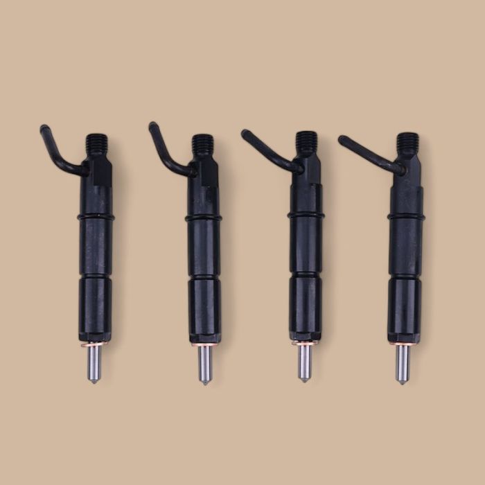 Mitsubishi 4Pcs Fuel Injector 34361-06070 Compatible for Mitsubishi Engine S4K Hyundai Excavator R110-7