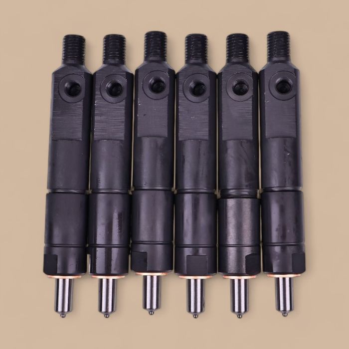 Perkins 6 PCS Delphi Fuel Injector 2645A032 6701422 Compatible for Perkins Engine 1006-6 1006-6T