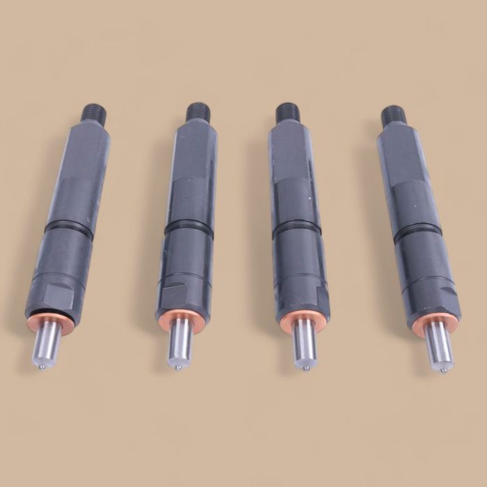 Perkins 4 Pcs Fuel Injector 2645A036 Compatible for Perkins Engine 1004-4T 135Ti CASE Tractor C70 C80 C90 C100 CX70 CX80 CX90