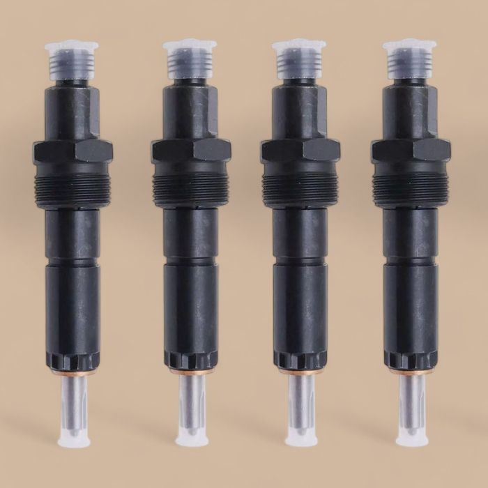 Cummins 4Pcs Fuel Injector J919331 3919331 Compatible for Cummins Engine 4B3.9 CASE Loader 1840 1845C 480F 570LXT 580L 580SK 680L