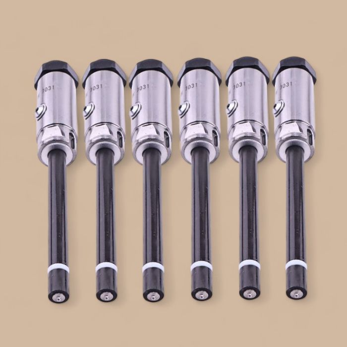Caterpillar 6 Pcs Fuel Injector 7W-7031 Compatible for Caterpillar CAT Engine 3406B 3406C 3412C Generator SR4