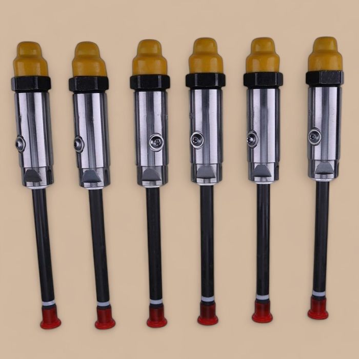 Caterpillar 6 Pcs Fuel Injector 100-7559 Compatible for Caterpillar CAT Engine 3306 3306B Dump Truck D250E D250E II