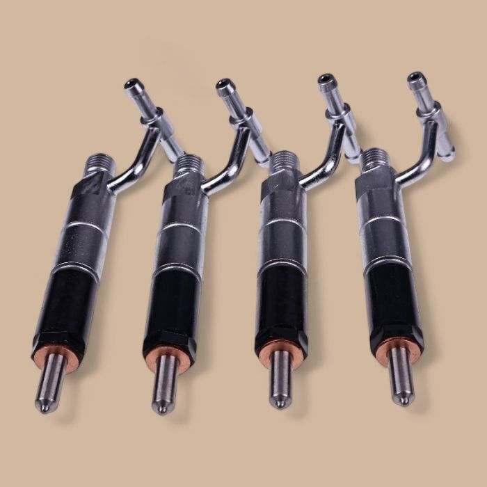 Mitsubishi 4 PCS Denso Fuel Injector 093500-5730 ME017260 Compatible for Mitsubishi Engine 4D35