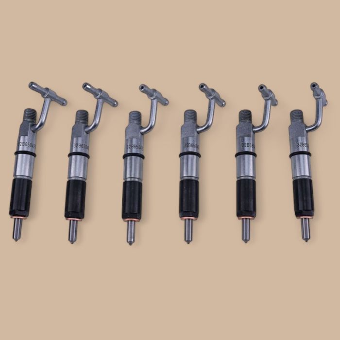 Caterpillar 6 PCS Fuel Injector 128-3293 Compatible for Caterpillar CAT Engine 3046 Excavator 315 315B Tractor D5G Loader 939C