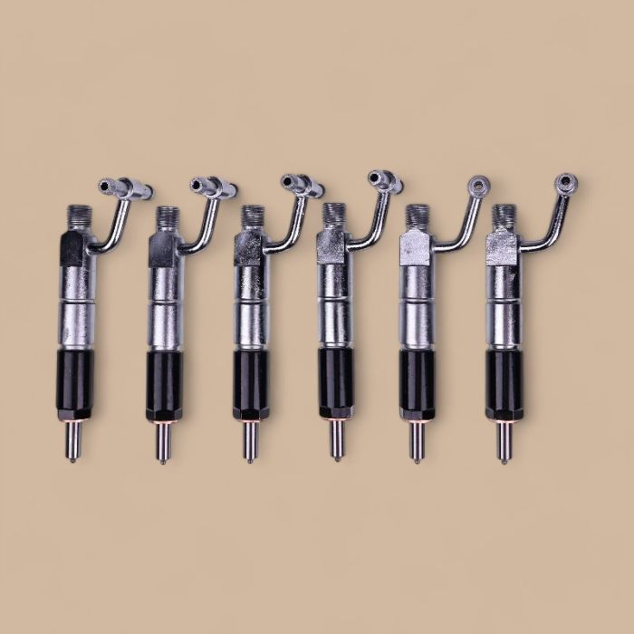 Mitsubishi 6 PCS Denso Fuel Injector 32A6107040 093500-6310 Compatible for Mitsubishi Engine S6S