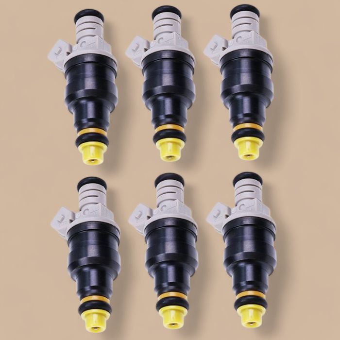 Ford 6Pcs Fuel Injector 0280150846 0280150842 0280150563 Compatible for 1989-1997 Ford Thunderbird 3.8L V6 4.6L TRE-1600-B-1
