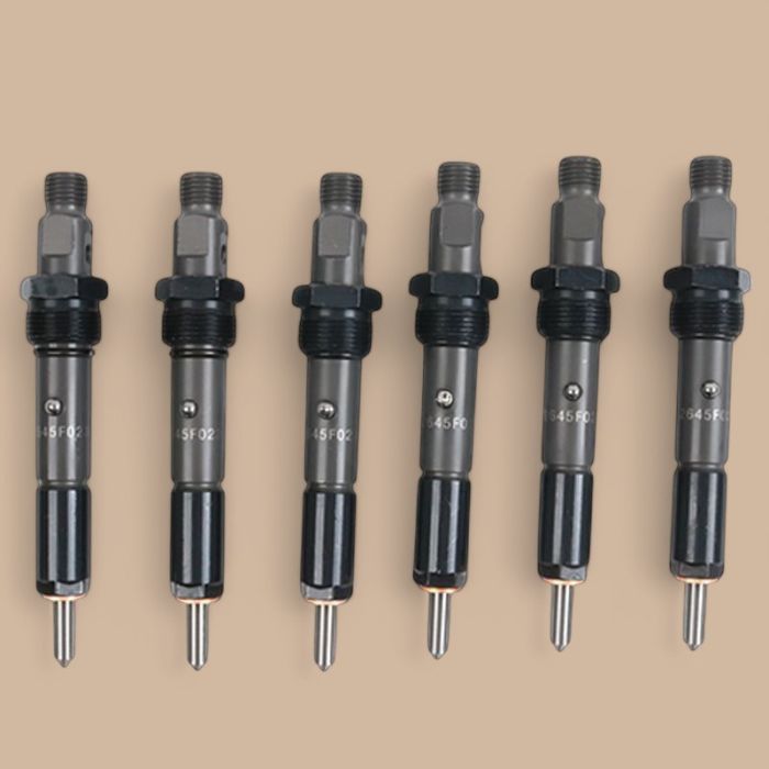 Perkins 6 PCS Fuel Injectors 2645F023 Compatible for Perkins Engine 1006-60TW