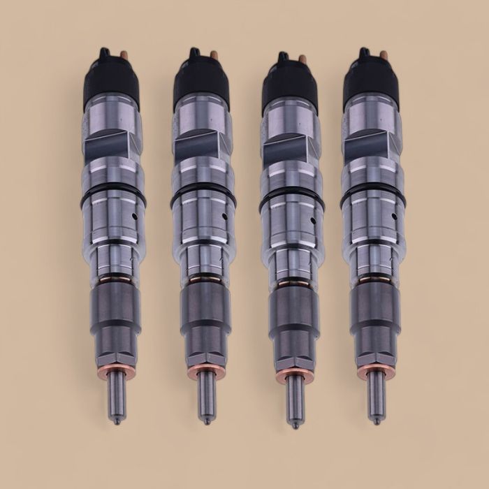 Volvo 4 Pcs Fuel Injector 21006084 Compatible for Volvo Engine TAD560VE TAD561VE Truck DE FE FL