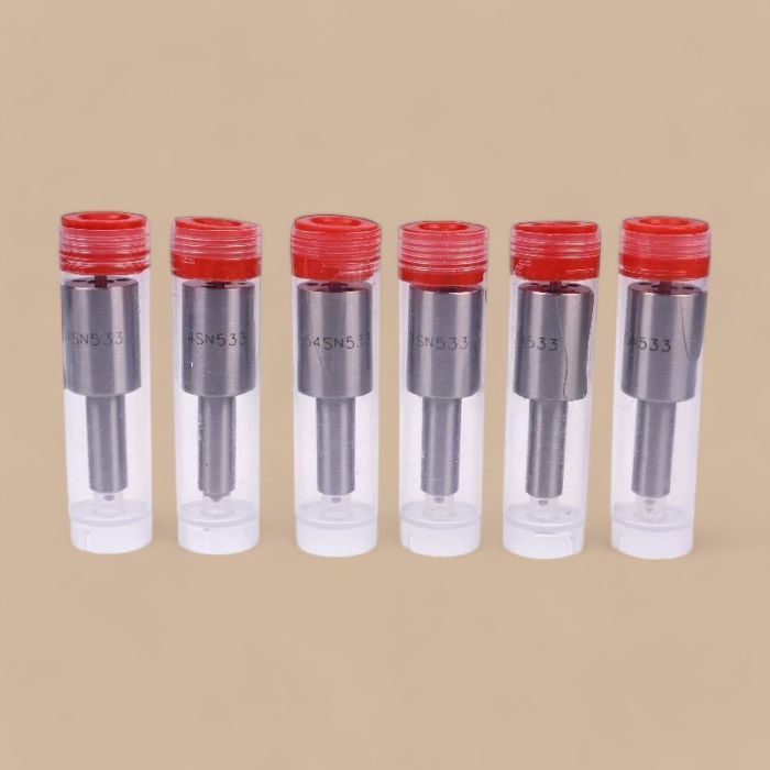 Mitsubishi 6 Pcs Injector Nozzle ME705429 105015-5330 Compatible for Mitsubishi Engine 6D22T 6D22 Kato Excavator HD1250