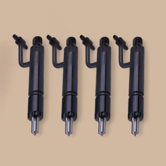 Komatsu 4 Pcs Fuel Injector YM729609-53100 Compatible for Komatsu Engine 4D84E-3E