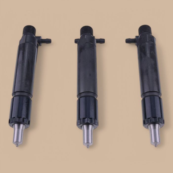 Komatsu 3 Pcs Fuel Injector YM729500-53200 Compatible for Komatsu Engine 3D78N-1A 3D82AE-3E 3D82AE-3G 3D82E-3B Excavator PC27R-8