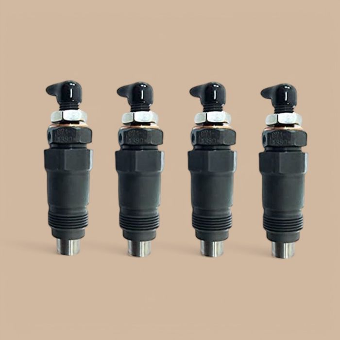Isuzu 4 PCS Denso Fuel Injector 105141-2870 8-97025466-0 8970254660 Compatible for Isuzu Engine 4BD2 3.9L