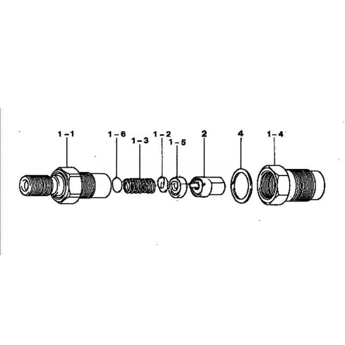 Mitsubishi 4 PCS Denso Fuel Injector 093500-3280 MD099995 Compatible for Mitsubishi Engine 4D65