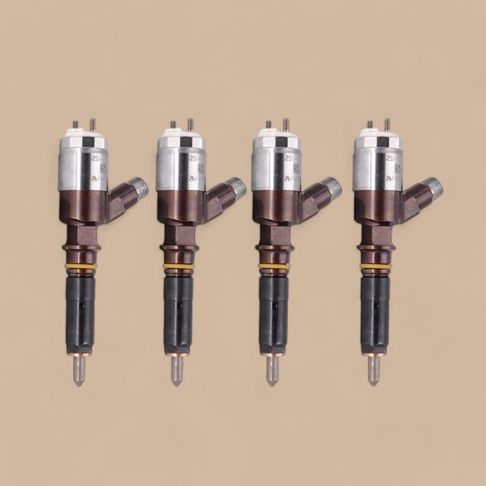 Caterpillar 4 Pcs Fuel Injector 10R-7666 266-4489 282-0470 276-8270 Compatible for Caterpillar CAT Engine C4.4