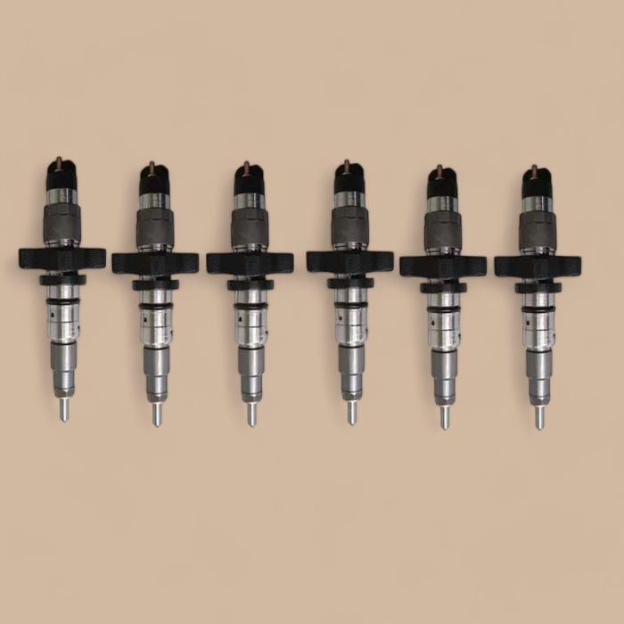 Cummins 6 Pcs Bosch Fuel Injector 0445120273 5263307 Compatible for Cummins Engine ISBE6 ISBE5.9 Ford Cargo VW Worker