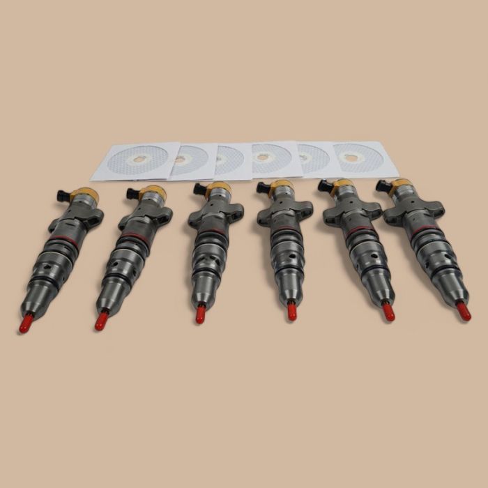 Caterpillar 6 Pcs Fuel Injector 254-4339 Compatible for Caterpillar CAT Engine C9 Excavator 330D E330D 336D E336D
