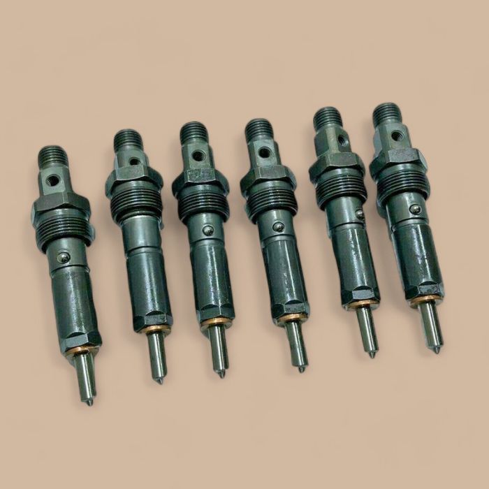 Cummins 6Pcs Fuel Injector 3939696 Compatible for Cummins Engine 6B5.9 ISB6.7 QSB3.9 QSB5.9 Hyundai Wheel Loader HL740-7 HL740TM-7 HL757-7 HL757TM-7
