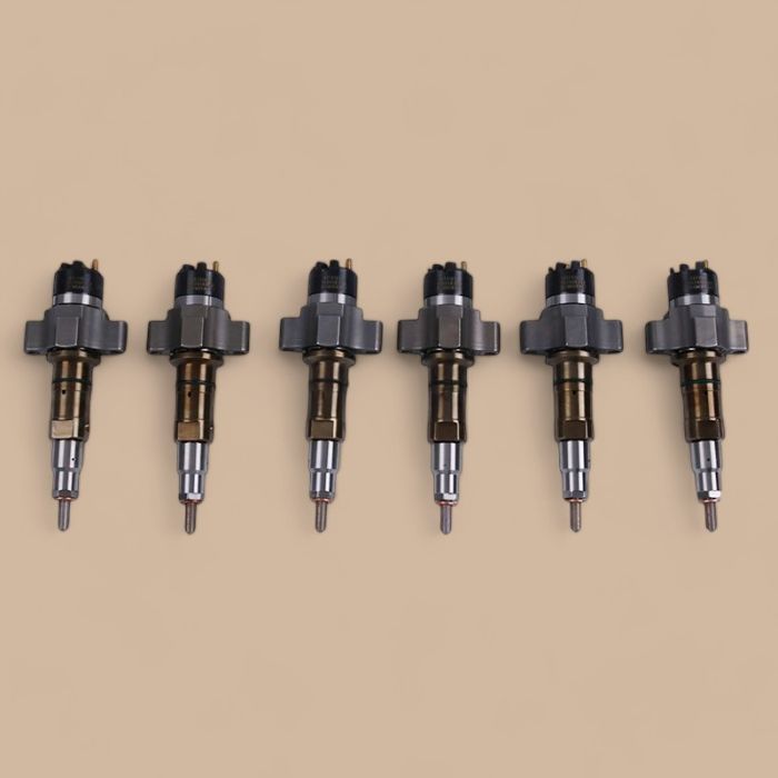 Cummins 6 Pcs Fuel Injector 2872127 4984332 4954927 Compatible for Cummins Engine 6C8.3 QSL8.3 ISC8.9 ISL8.9