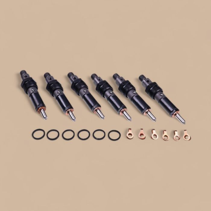 Cummins 6PCS Fuel Injector Assembly 3909522 Compatible for Cummins Engine B Series