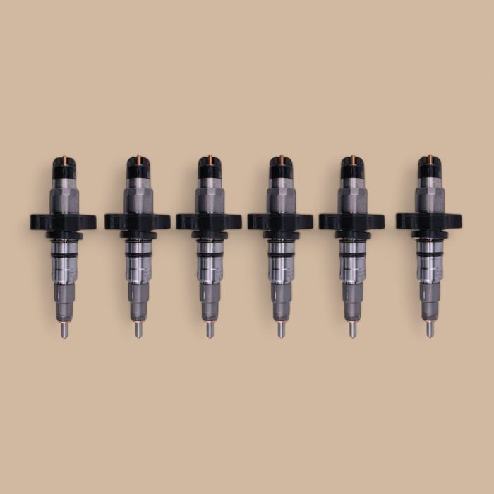 FPT 6Pcs Fuel Injector 504055805 445120028 340840 Compatible for FPT Engine N67 Iveco Truck