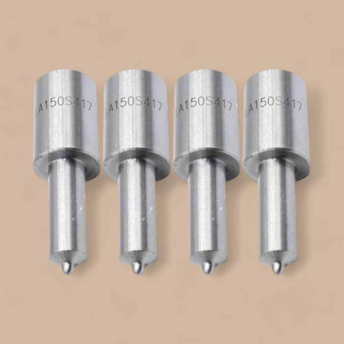 Case 4 Pieces Fuel Injector Nozzle DLLA150S417 0433271180 Compatible for Case IH Engine D179 D239 D246 D268 D358 DT268 DT358