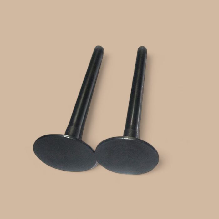 Komatsu 2 Pcs Intake Valve 6127-41-4113 Compatible for Komatsu Engine S4D155-4 S6D155-4A S6D155-4S