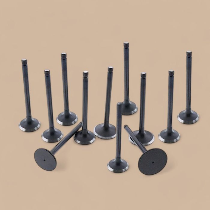 Mitsubishi 1 Set Intake & Exhaust Valves Compatible for Mitsubishi 6DS70 Engine Kato HD400 HD450 HD400G Excavator