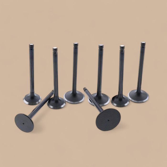 Yanmar For Yanmar 4TNE106D 4TNE106T Komatsu 4D106D 4D106T Intake Exhaust Valve 8pcs
