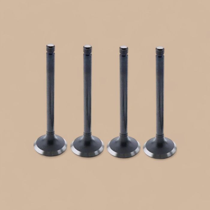 Komatsu For Komatsu Skid Steer SK09J-2 Yanmar Engine 4TNE98 Komatsu Engine 4D98E Exhaust Valve 4 Units 1 Set