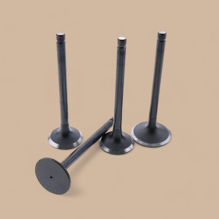 Komatsu For Komatsu Backhoe WB70A-1 Yanmar Engine 4TNE98 Komatsu Engine 4D98E Exhaust Valve 4 Units 1 Set