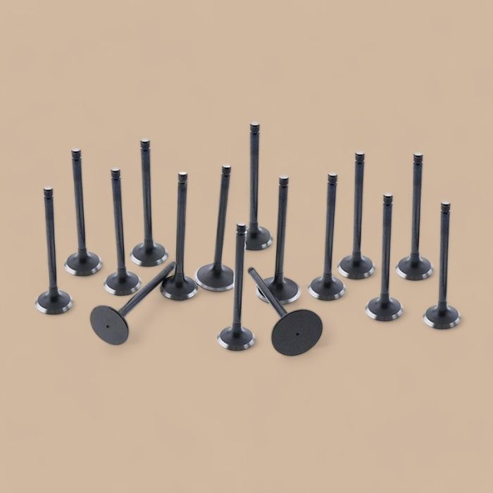 Komatsu For Komatsu Excavator PC110R-1 PW110R-1 Yanmar Engine 4TNV106 Komatsu Engine 4D106 Intake Exhaust Valve 16 Units 1 Set