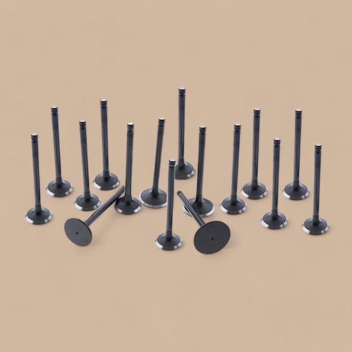 Komatsu For Komatsu Backhoe WB140-2N WB150-2N Yanmar Engine 4TNV106 Komatsu Engine 4D106 Intake Exhaust Valve 16 Units 1 Set