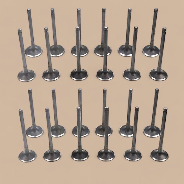 Mitsubishi 1 Set Intake & Exhaust Valves 37504-40200 37504-03800 Compatible for Mitsubishi Engine S6R S12R S16R