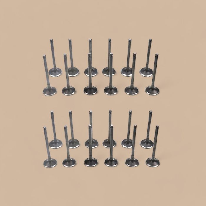 Caterpillar 1 Set Intake & Exhaust Valve 241-8382 241-8383 Compatible for Caterpillar CAT Engine C9 C-9 Excavator 330D 336D M330D Motor Grader 140M 160M Loader 973C 973D