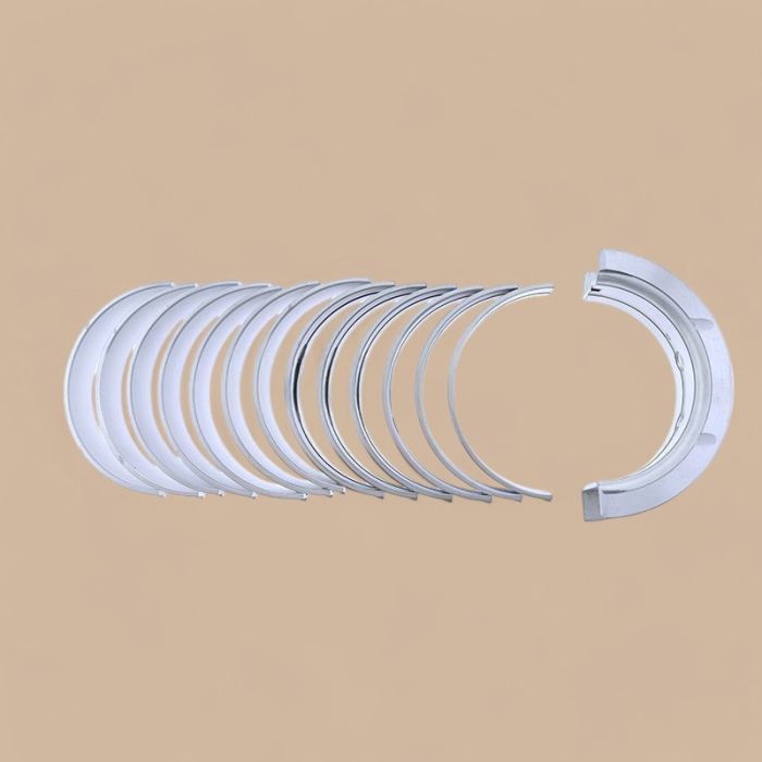 Cummins 0.5mm Main Bearing Set 3945919 Compatible for Cummins Engine 6B5.9 6C8.3 ISC ISC8.3 ISL8.9 QSC8.3 QSL9