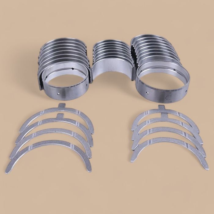 Kubota 1 Set Main Bearing & Con Rod Bearing Compatible for Kubota V1702 Engine