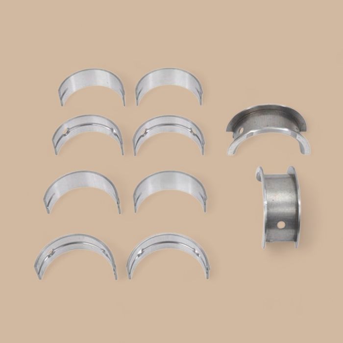 Mitsubishi 0.25MM Main Bearing Set MD026816 Compatible for Mitsubishi Engine 4G52 4G54 Forklift FG20 FG25 FG30 FG35