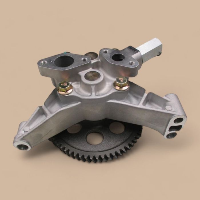 Mitsubishi 59T Oil Pump ME074345 Compatible for Mitsubishi Engine 6D14 6D15 6D16 6D17 Kobelco Excavator SK220LC SK330LC SK290LC