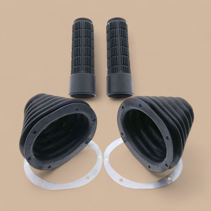 Bobcat Rubber Steering Boots & Grips Kit 6532127 6702621 Compatible for Bobcat Loader 753 763 773 863 S175 S185 S205 S250