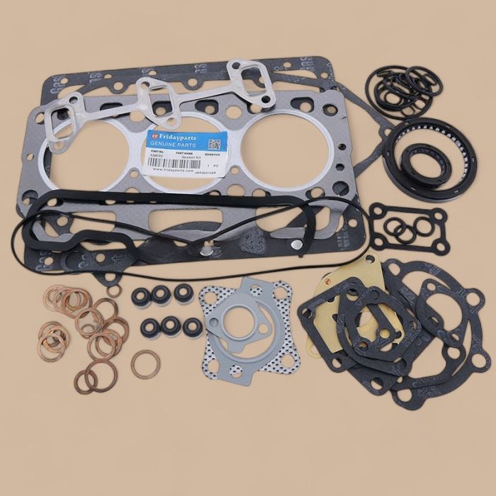 Yanmar Overhaul Gasket Kit Compatible for Yanmar Engine 3T72SB 3T72SA-B 3T72H-N 3T72 Tractor YM169 YM186 YM187 YM1401 YM1410 YM1510